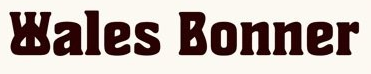 Wales Bonner